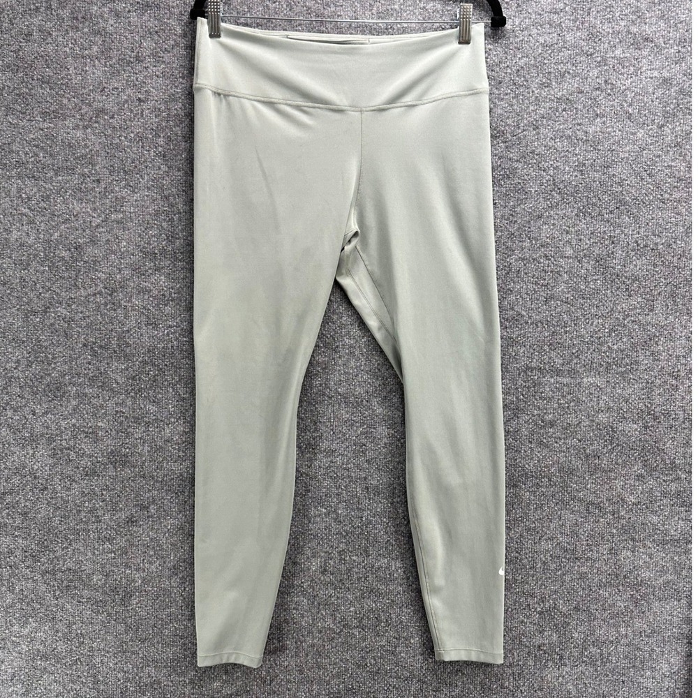 Nike Dri-FIT Womens High Rise Leggings Sage Green Large Performance Tights